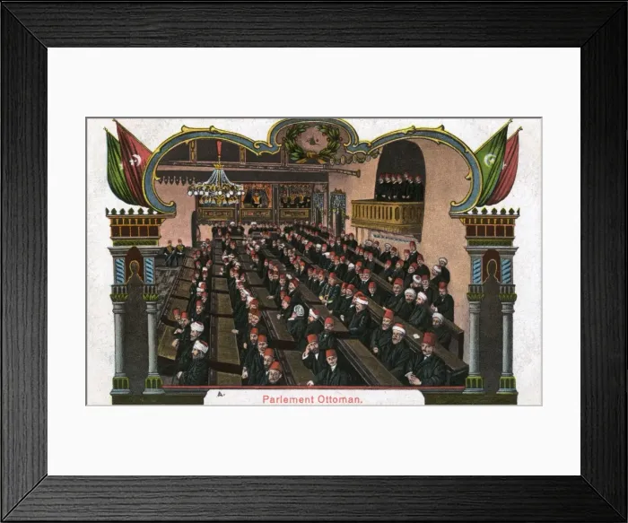 Framed Print : Sultan Abdul Hamid II of Turkey - Parliament Framed Print : Sultan Abdul Hamid II of Turkey - Parliament