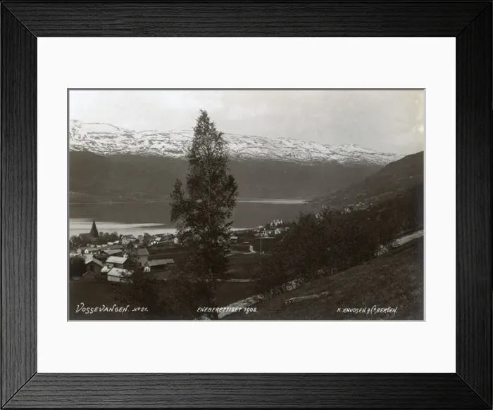 Framed Print : Vossevangen, Hordaland county, Norway Framed Print : Vossevangen, Hordaland county, Norway