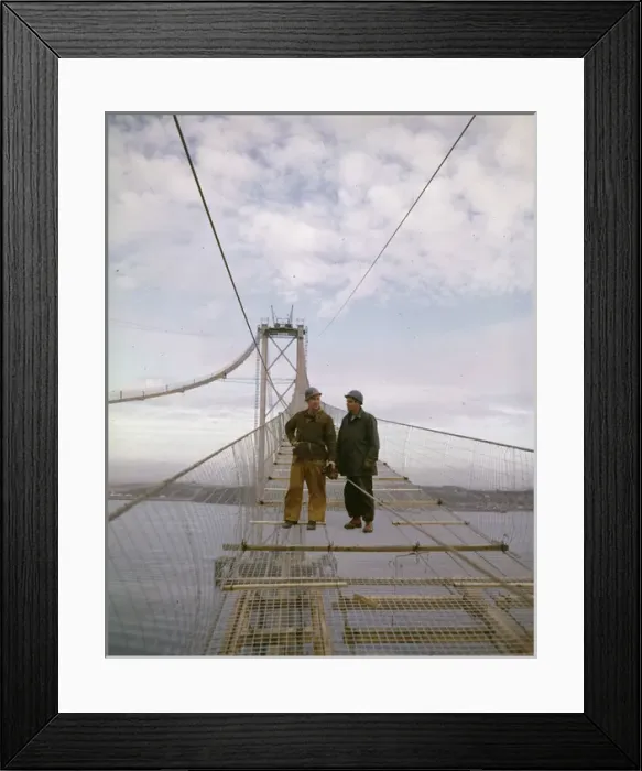 Framed Print : Forth Road Bridge over Firth of Forth, Scotland Framed Print : Forth Road Bridge over Firth of Forth, Scotland