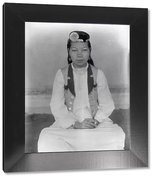 A young Uyghur girl at Kashgar, China