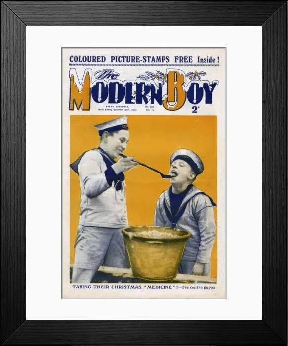 Framed Print : The Modern Boy front cover - Naval Framed Print : The Modern Boy front cover - Naval