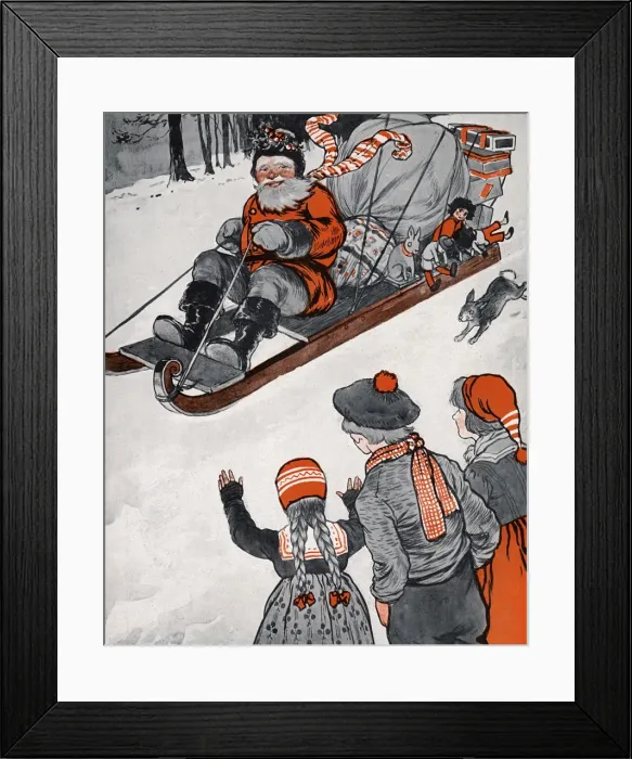 Framed Print : The gifts of Santa Claus Framed Print : The gifts of Santa Claus