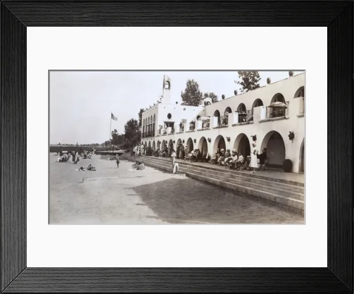 Framed Print : Hacienda style restaurant, Tijuana, Mexico / USA border Framed Print : Hacienda style restaurant, Tijuana, Mexico / USA border