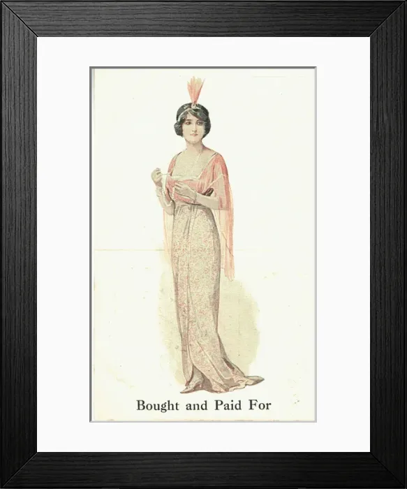 Framed Print : Bought and Paid For by George Broadhurst Framed Print : Bought and Paid For by George Broadhurst