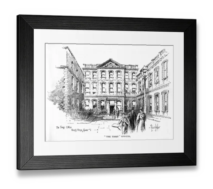 Framed Print : Offices of The Times Framed Print : Offices of The Times
