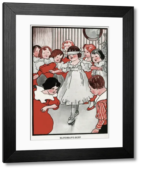 Framed Print : Blindman s-Buff by Charles Robinson Framed Print : Blindman s-Buff by Charles Robinson