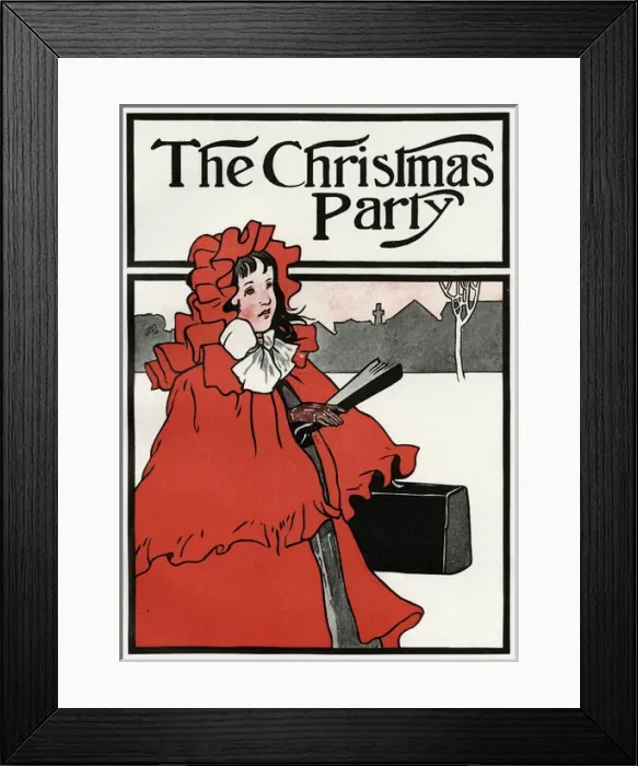 Framed Print : The Christmas Party by Charles Robinson Framed Print : The Christmas Party by Charles Robinson