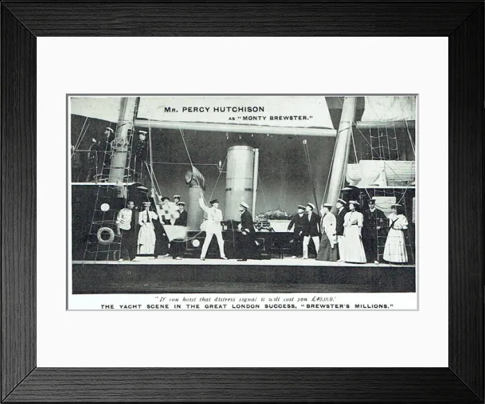 Framed Print : Brewsters Millions by Winchell Smith and Byron Ongley Framed Print : Brewsters Millions by Winchell Smith and Byron Ongley