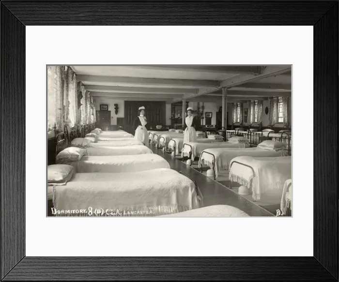 Framed Print : Lancaster County Lunatic Asylum - Patients Dormitory Framed Print : Lancaster County Lunatic Asylum - Patients Dormitory