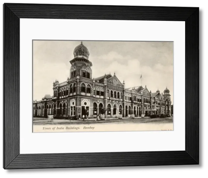 Framed Print : Times of India Buildings, Bombay, India Framed Print : Times of India Buildings, Bombay, India