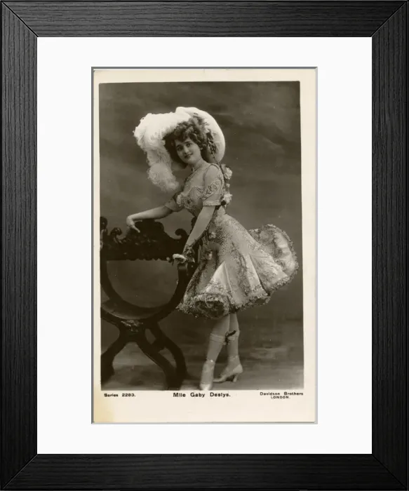 Framed Print : Gaby Deslys Framed Print : Gaby Deslys