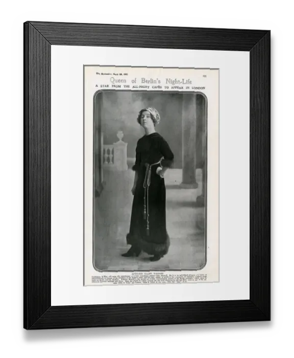Framed Print : Miss Claire Waldoff