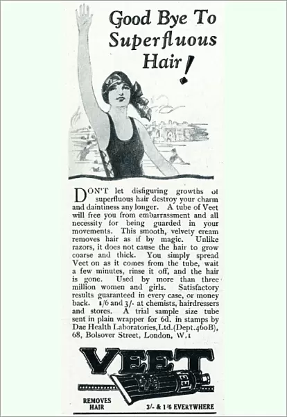 Veet advertisement, 1926