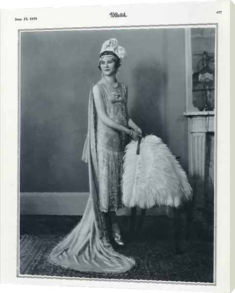 The Countess of Galloway in court dress
