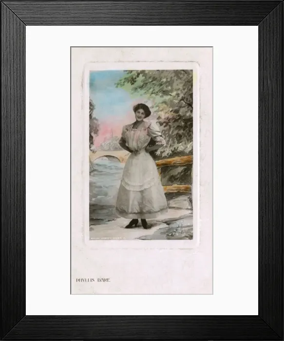 Framed Print : Phyllis Dare - English singer and stage actress Framed Print : Phyllis Dare - English singer and stage actress