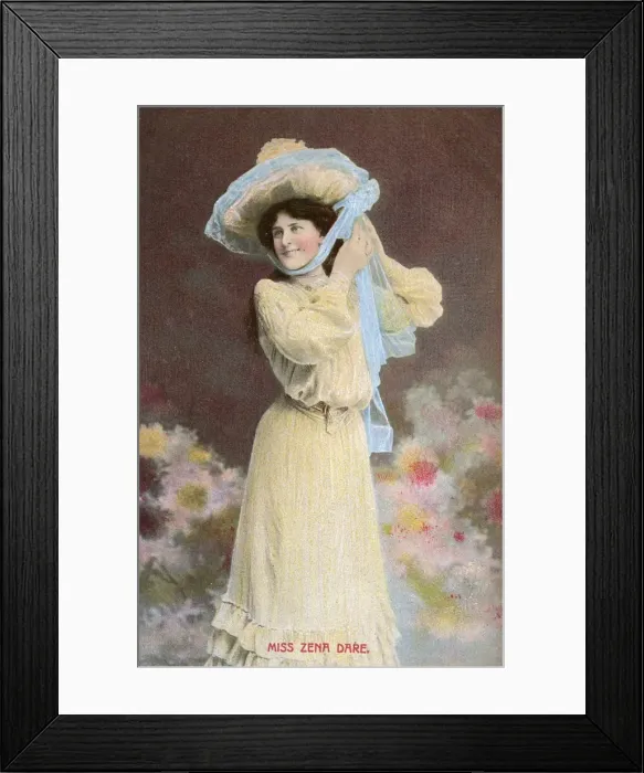 Framed Print : Zena Dare - English stage actress Framed Print : Zena Dare - English stage actress