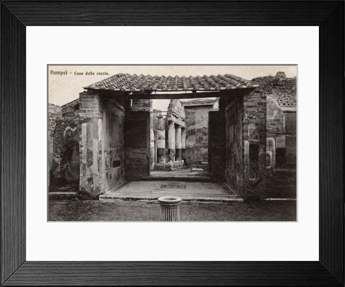 Framed Print : Pompeii, Italy - Casa della Caccia Antica Framed Print : Pompeii, Italy - Casa della Caccia Antica