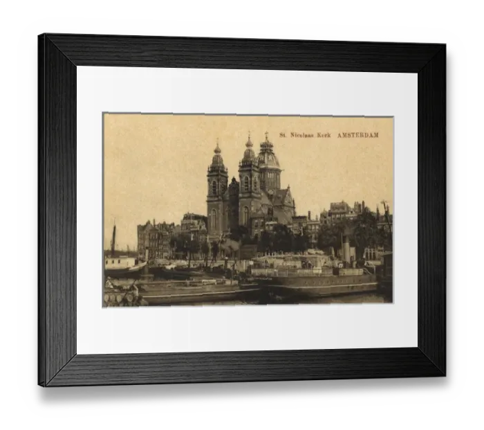 Framed Print : Amsterdam, The Netherlands - Basilica of Saint Nicholas Framed Print : Amsterdam, The Netherlands - Basilica of Saint Nicholas