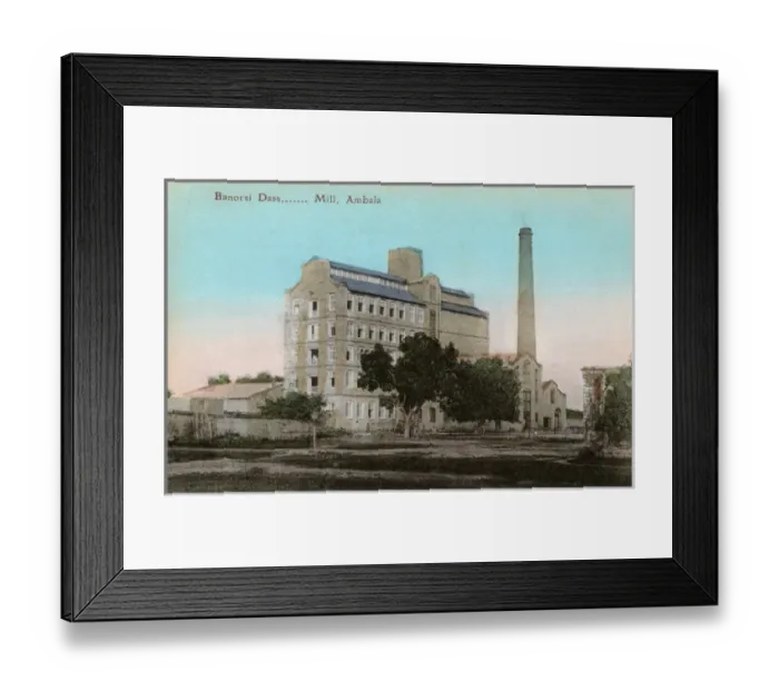 Framed Print : Banarsi Dass flour mill, Ambala, Haryana, India Framed Print : Banarsi Dass flour mill, Ambala, Haryana, India