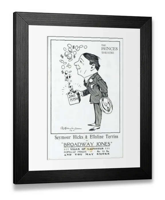 Framed Print : Broadway Jones by George M. Cohan Framed Print : Broadway Jones by George M. Cohan