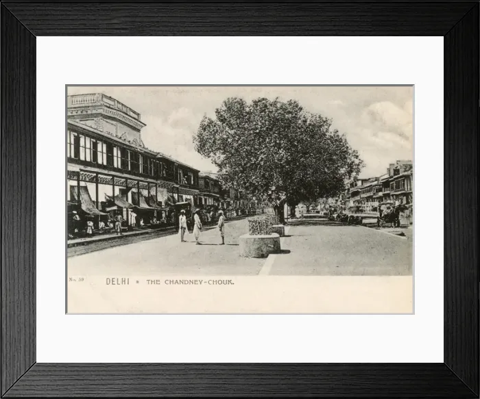 Framed Print : The Chandney-Chouk, Delhi, India Framed Print : The Chandney-Chouk, Delhi, India