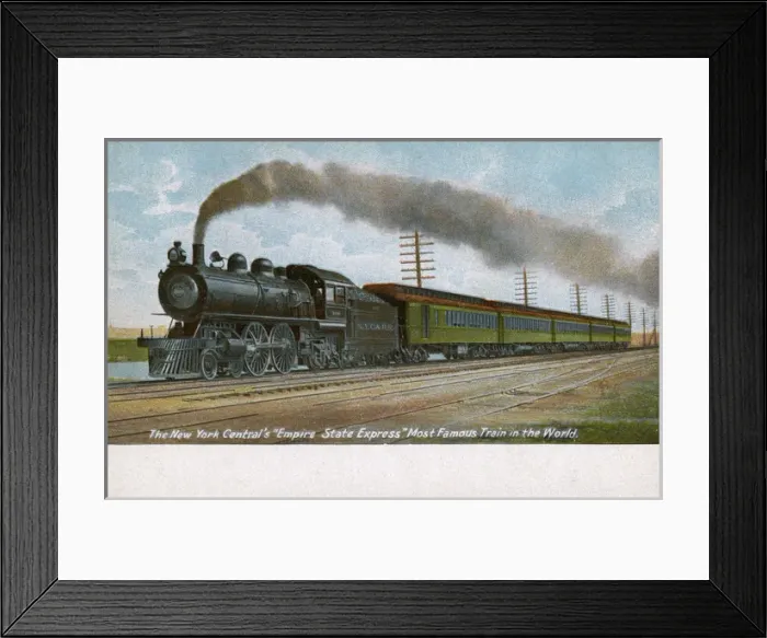 Framed Print : USA - The New York Centrals Empire State Express Framed Print : USA - The New York Centrals Empire State Express