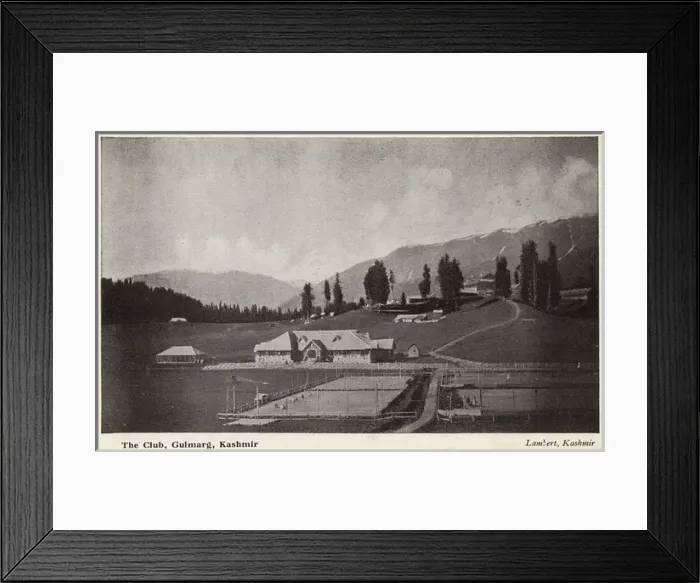 Framed Print : The Club, Gulmarg, Kashmir, India Framed Print : The Club, Gulmarg, Kashmir, India