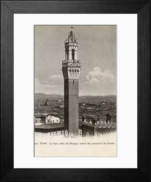 Framed Print : Siena, Italy - Piazza Vittorio Emanuele Framed Print : Siena, Italy - Piazza Vittorio Emanuele
