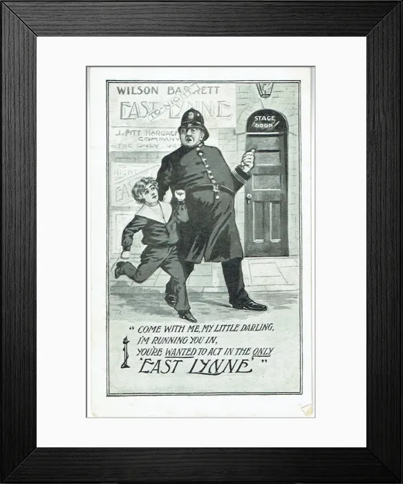 Framed Print : East Lynne from Mrs Henry Woods novel written in 1861 Framed Print : East Lynne from Mrs Henry Woods novel written in 1861