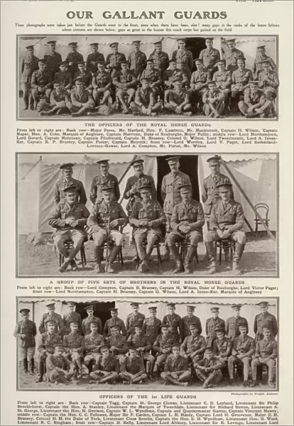 Our Gallant Guards featured in The Tatler, December 1914