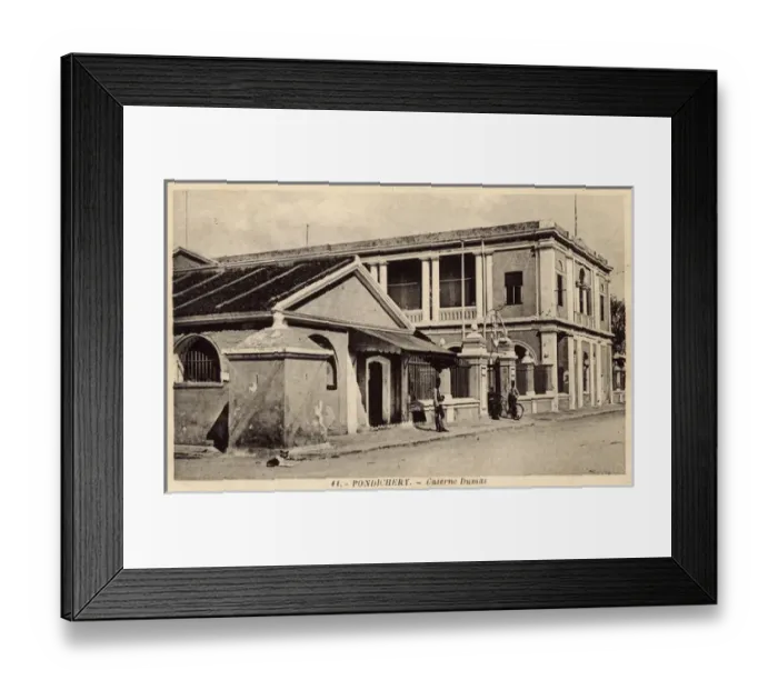 Framed Print : Dumas Barracks, Pondicherry, Puducherry, India Framed Print : Dumas Barracks, Pondicherry, Puducherry, India