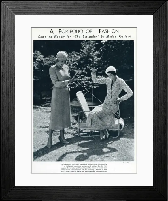 Framed Print : Fashionable ladies playing with yoyos, 1932 Framed Print : Fashionable ladies playing with yoyos, 1932