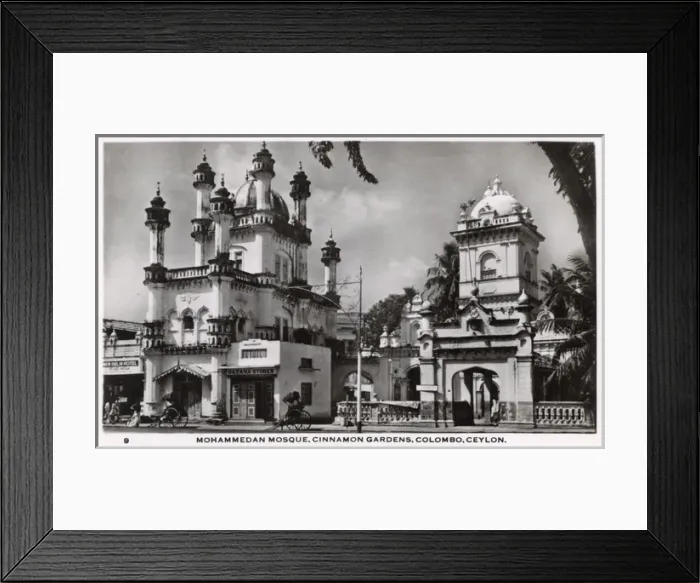 Framed Print : Mosque, Cinnamon Gardens, Colombo, Ceylon (Sri Lanka) Framed Print : Mosque, Cinnamon Gardens, Colombo, Ceylon (Sri Lanka)