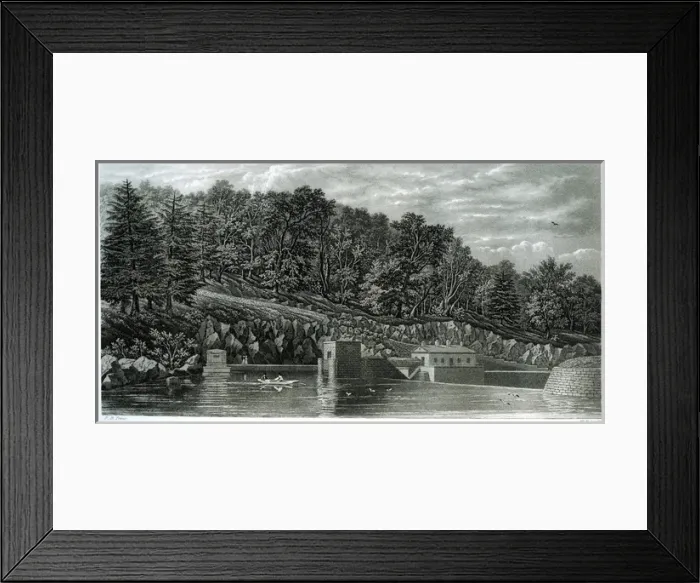 Framed Print : View above Croton Dam Framed Print : View above Croton Dam