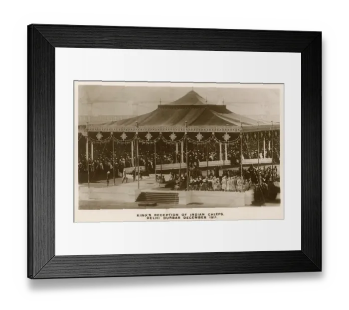 Framed Print : George V and Mary, Coronation Durbar, Delhi, India Framed Print : George V and Mary, Coronation Durbar, Delhi, India
