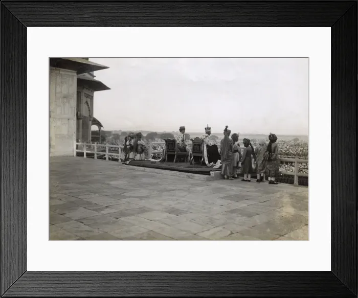 Framed Print : George V and Mary, Coronation Durbar, Delhi, India Framed Print : George V and Mary, Coronation Durbar, Delhi, India