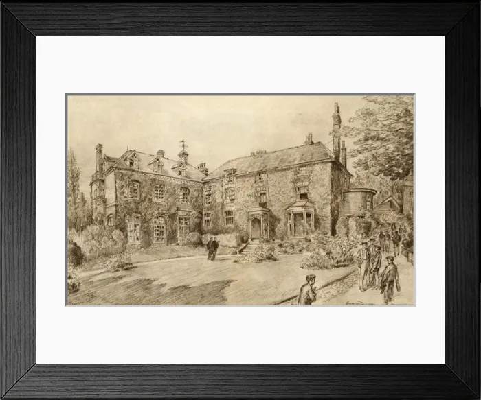 Framed Print : Bromsgrove School, Worcestershire, old school Framed Print : Bromsgrove School, Worcestershire, old school