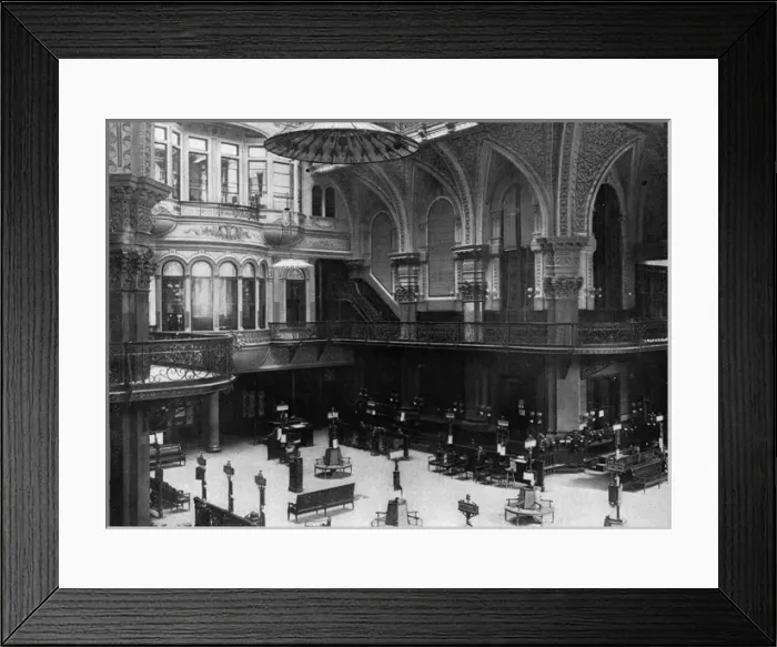 Framed Print : Interior view, Stock Exchange, New York City, USA Framed Print : Interior view, Stock Exchange, New York City, USA