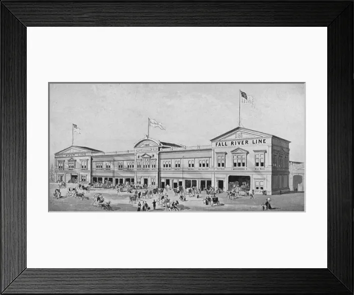 Framed Print : Fall River Line terminals, New York City, USA Framed Print : Fall River Line terminals, New York City, USA