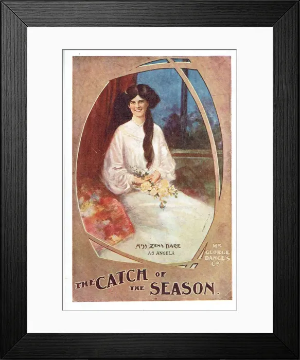 Framed Print : The Catch of the Season by Seymour Hicks and Cosmo Hamilton