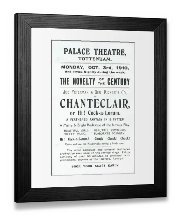 Framed Print : Chanteclair or Hi! Cock-a-Lorum by Joe Peterman Framed Print : Chanteclair or Hi! Cock-a-Lorum by Joe Peterman