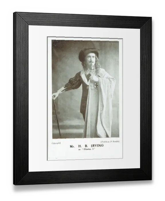 Framed Print : Photograph of H B Irving playing Charles I by W. G. Wills Framed Print : Photograph of H B Irving playing Charles I by W. G. Wills