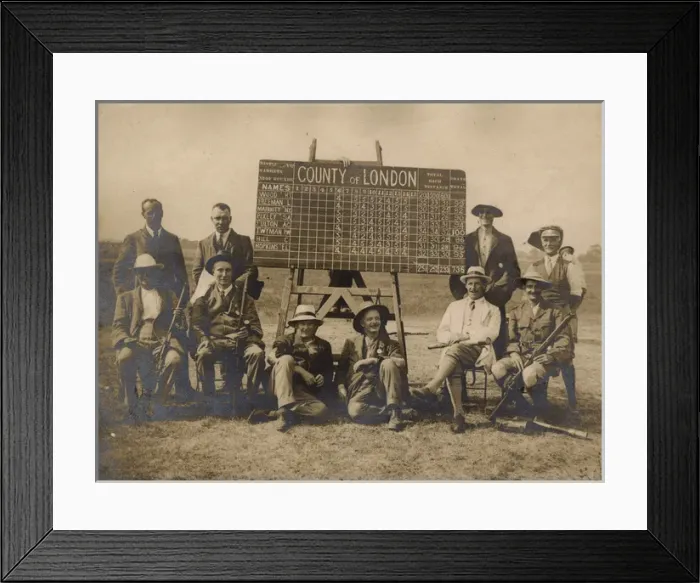 Framed Print : County of London Rifle Shooting Championship Framed Print : County of London Rifle Shooting Championship