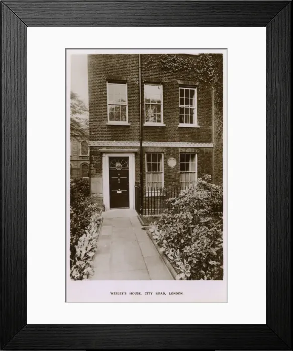 Framed Print : John Wesleys House - City Road, London Framed Print : John Wesleys House - City Road, London