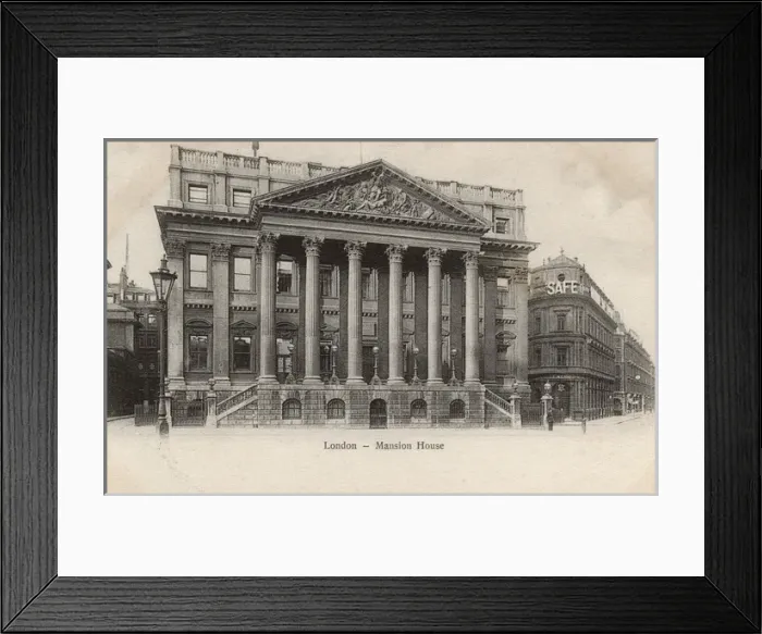 Framed Print : London - Mansion House Framed Print : London - Mansion House
