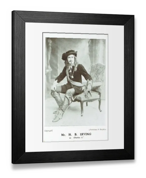 Framed Print : H B Irving playing Charles I by W. G. Wills Framed Print : H B Irving playing Charles I by W. G. Wills