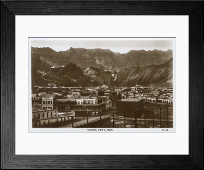 Framed Print : General view, Aden Framed Print : General view, Aden