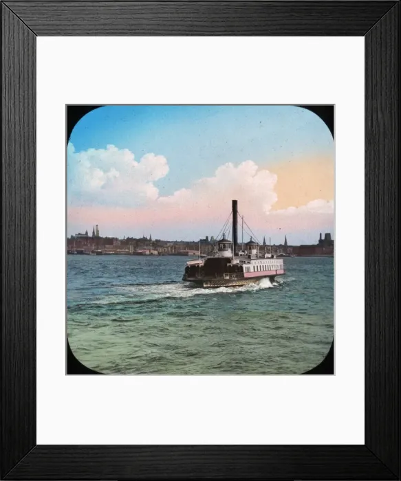 Framed Print : Fulton ferry boat, Brooklyn, New York, USA Framed Print : Fulton ferry boat, Brooklyn, New York, USA