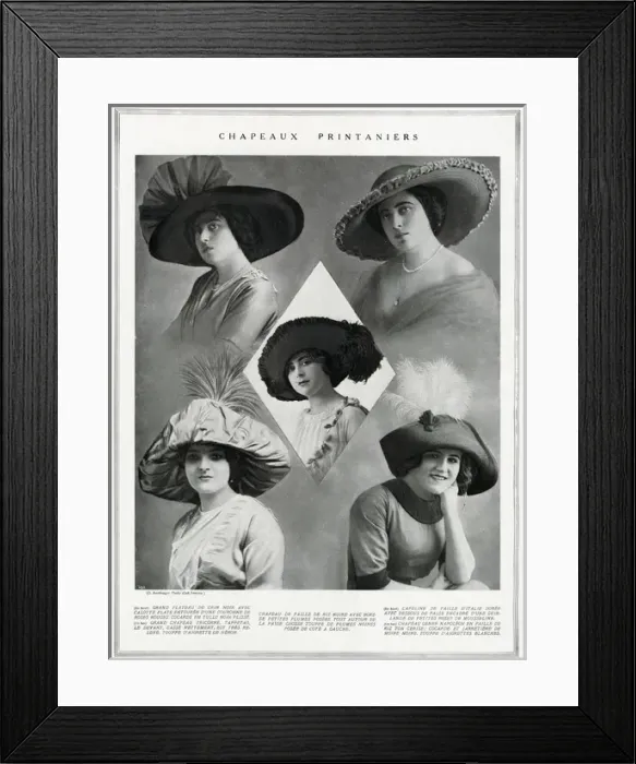 Framed Print : Fashions for spring 1912 Framed Print : Fashions for spring 1912