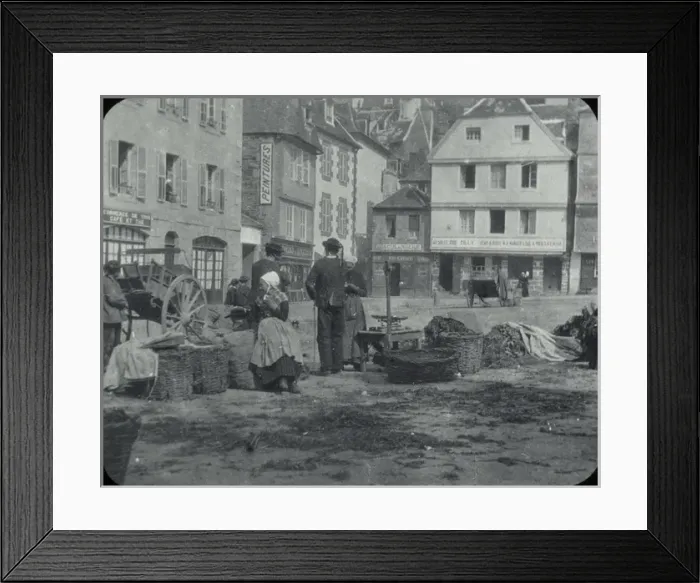Framed Print : Morlaix Market Framed Print : Morlaix Market